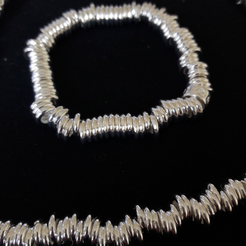 Silver plated Necklace Bracelets